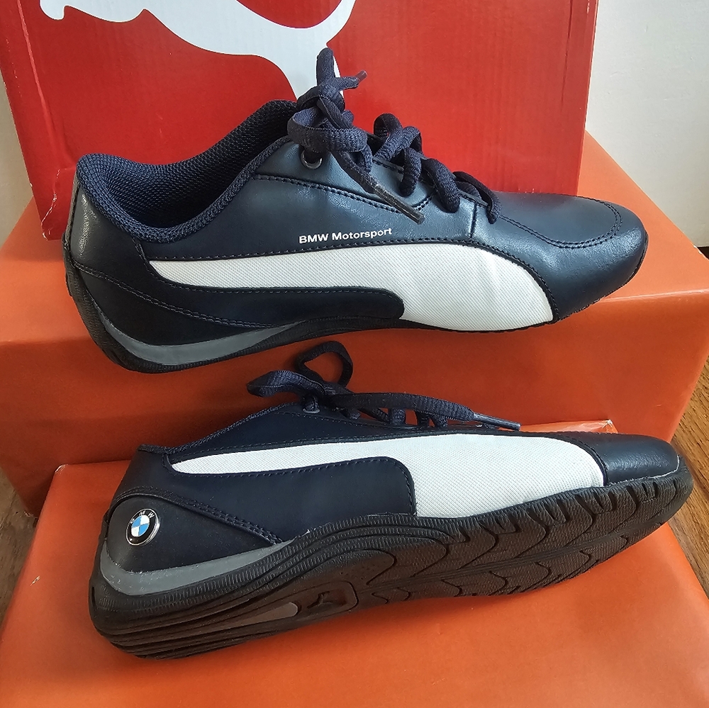 PUMA Bmw M Drift Cat 5 Low-tops Sport Shoes Navy-Blue. New in box